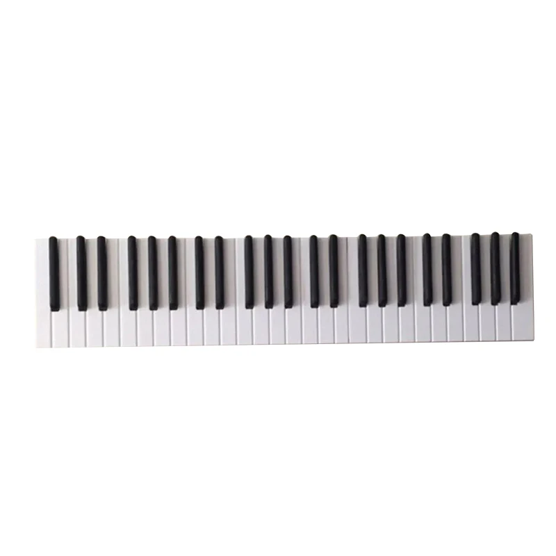 

Piano Wooden Coat Racks Piano Keys Wall Mounted Coat Hook Hanger Wall Decoration Hat Storage Rack Wood Shelf L23