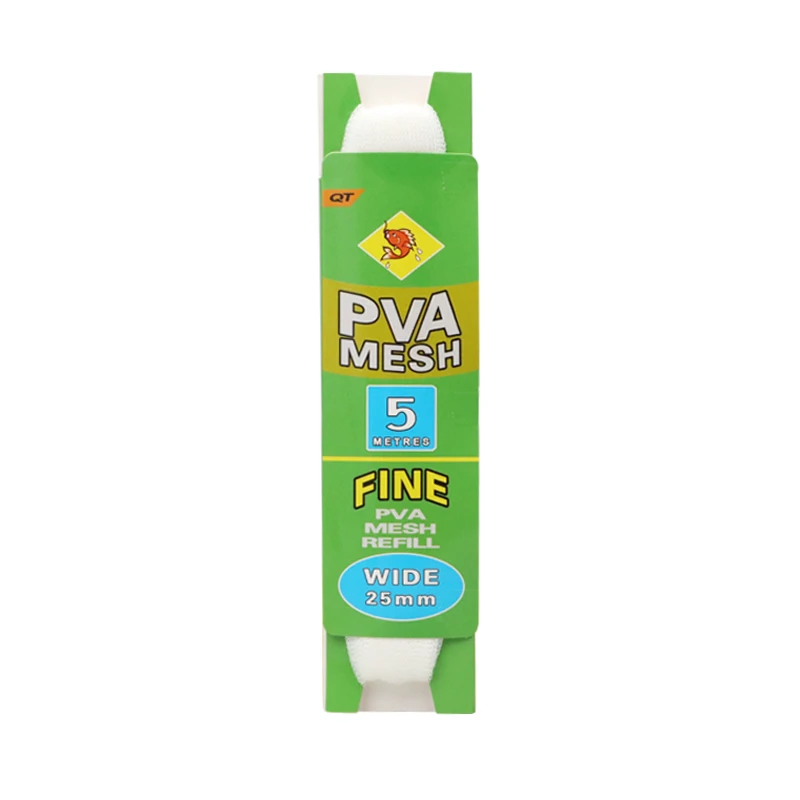 

5M PVA Soluble Narrow Fishing Network Refill Stocking Bait Bag Protect Fish Net