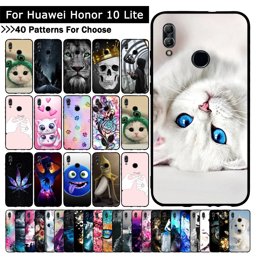 Для huawei P Smart Чехол для мобильного телефона для Honor 10 Lite чехол funda бампер силиконовый чехол для huawei Psmart чехол s