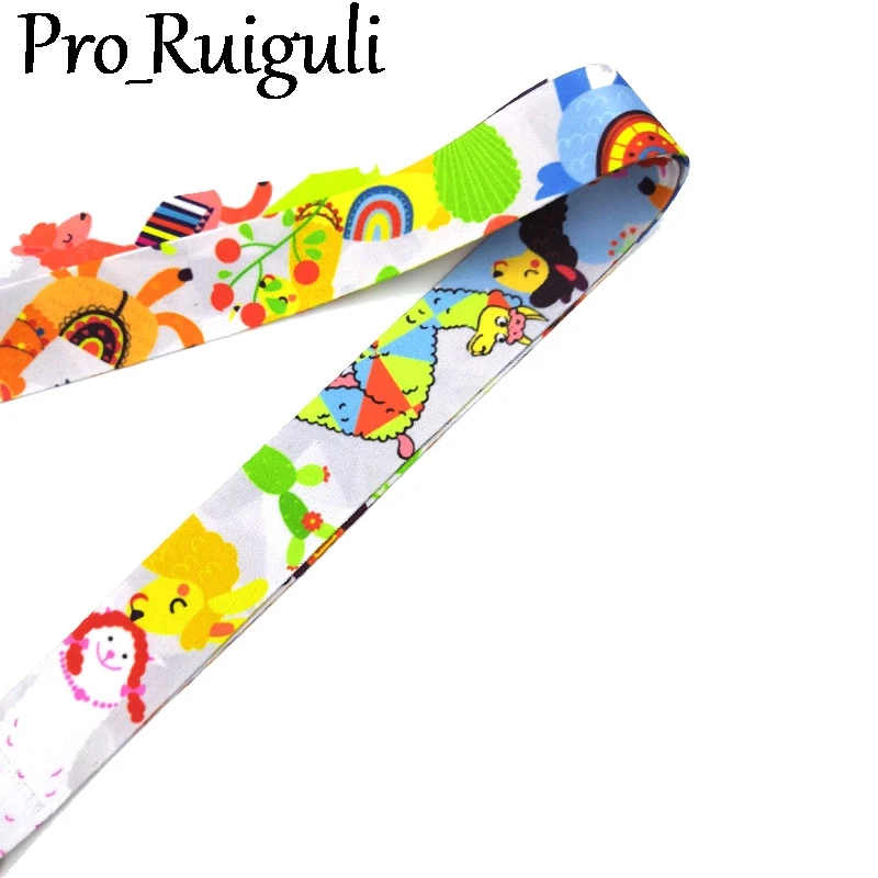 Альпака лама шейный ремешок Ремешки ID значок держатель карты брелок для