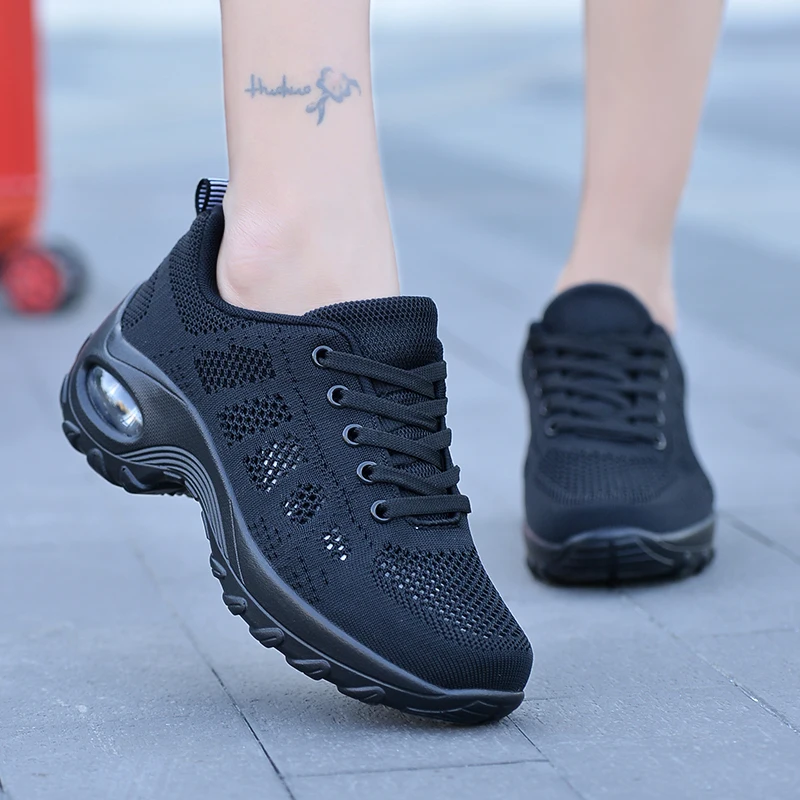 

Mesh Women light Shoes Flat Lace Up Women Vulcanize Shoe Running Breathable Walking Spring Summer Ladies Sneakers Zapatos Mujer