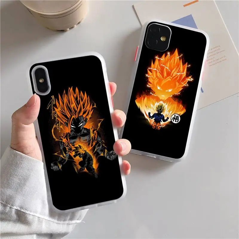 

Dragon DBZ Ball Phone Case For iphone 13 12 11 xr xs x 7 8 pro max Plain Soft TPU Silicone Clear Case Cover