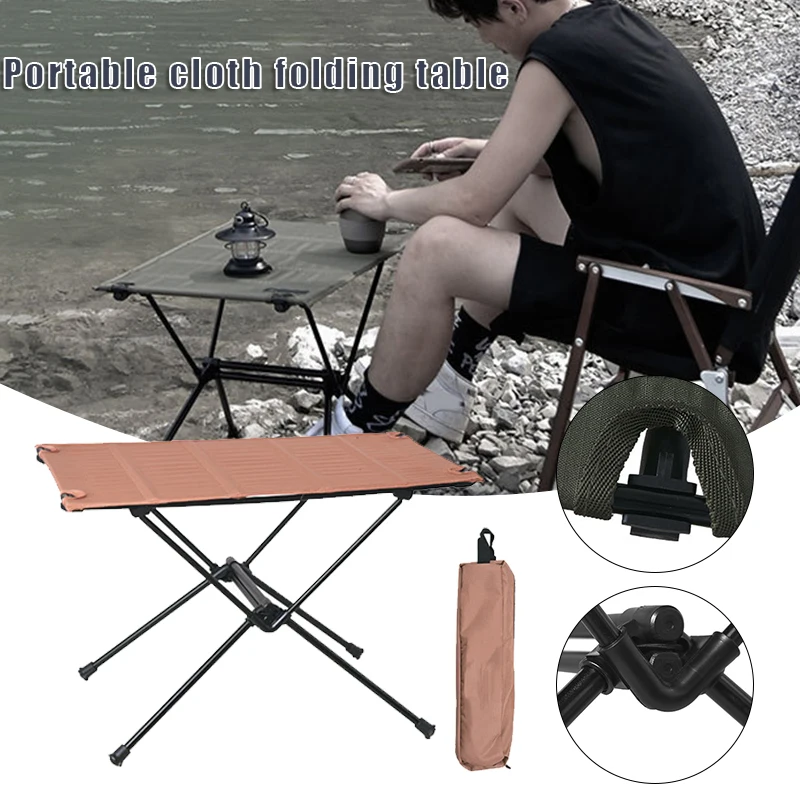 

Aluminum Alloy Lightweight Folding Camping Table Camping Picnic Small Outdoor Table for Outdoors Equipment Hogard