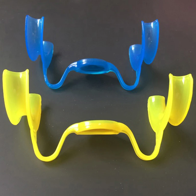 

Dental Materials Blue M Type Intraoral Cheek Retractor Teeth Whitening Mouth Opener Dentist Equipments With Mirror