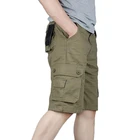 Шорты-карго мужские, летние, повседневные, с карманами, спортивные штаны, размера плюс, 29-46