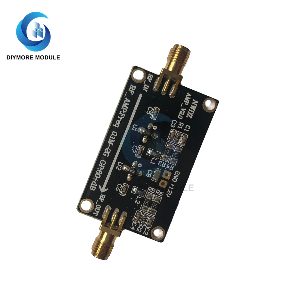 

LNA 0,1 M-2G RF широкополосный усилитель 60 дБ с высоким коэффициентом усиления, модуль усиления с низким уровнем шума, поставки широкополосного у...