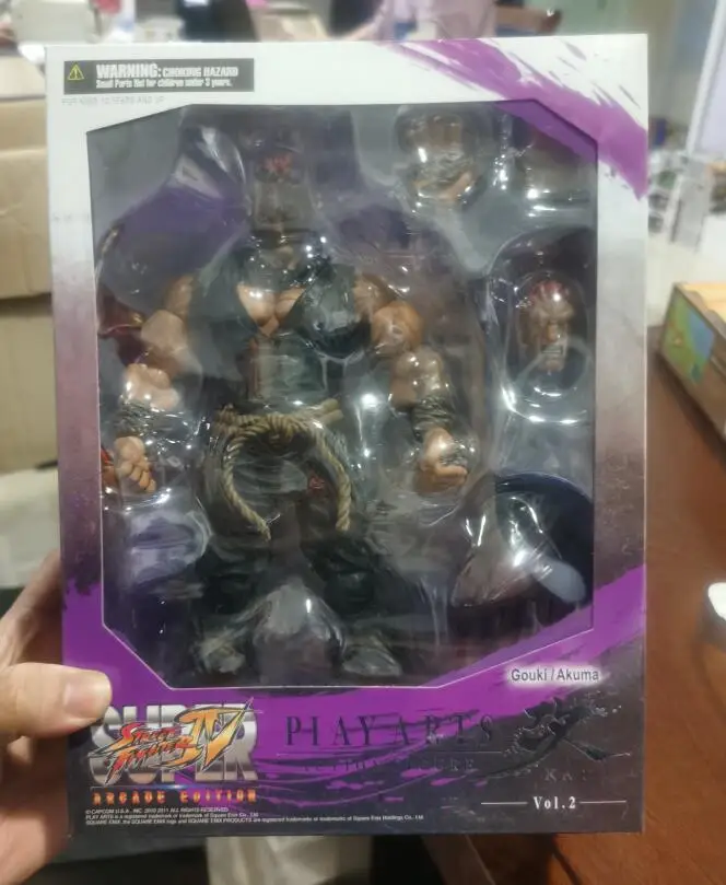

Play Arts 27cm Game Character Gouki Akuma Articulated Action Figures Super Movable Joints Model Toys
