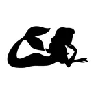 Забавная виниловая наклейка с изображением рыб и русалок для автомобилей и мотоциклов