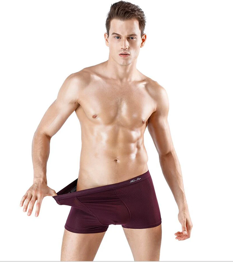 Роскошные мужские боксеры мужское нижнее белье сексуальное белье|Мужские трусы