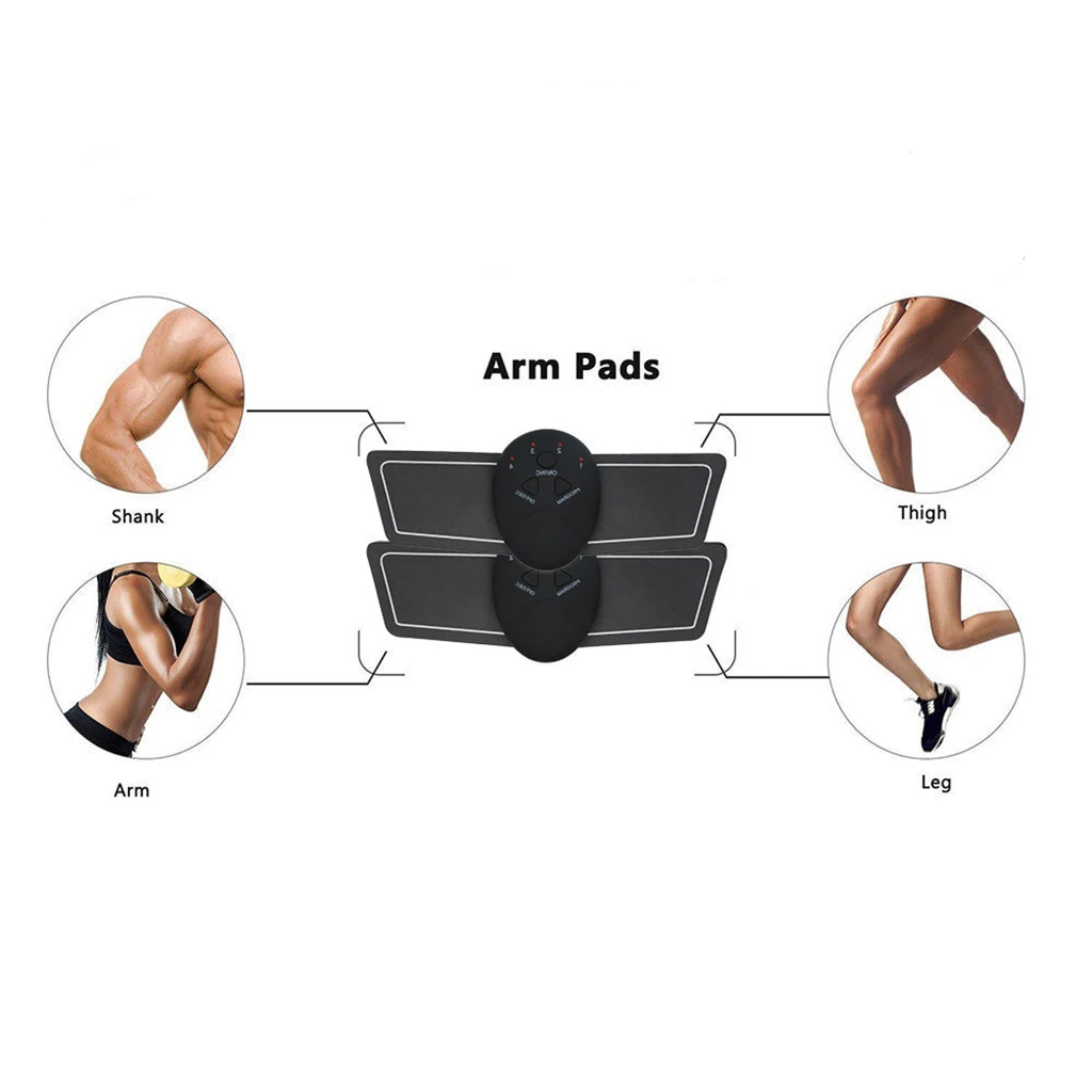 

Electric ABS Trainer Muscle Stimulator Arm Abdominal Exerciser Muscle Toner