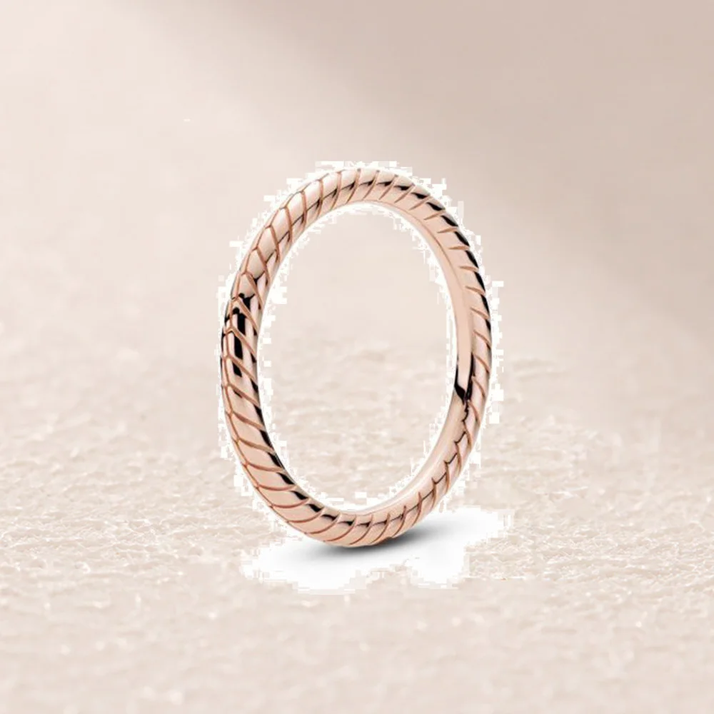 

189084C00 Rose Snake Chain Pattern Ring