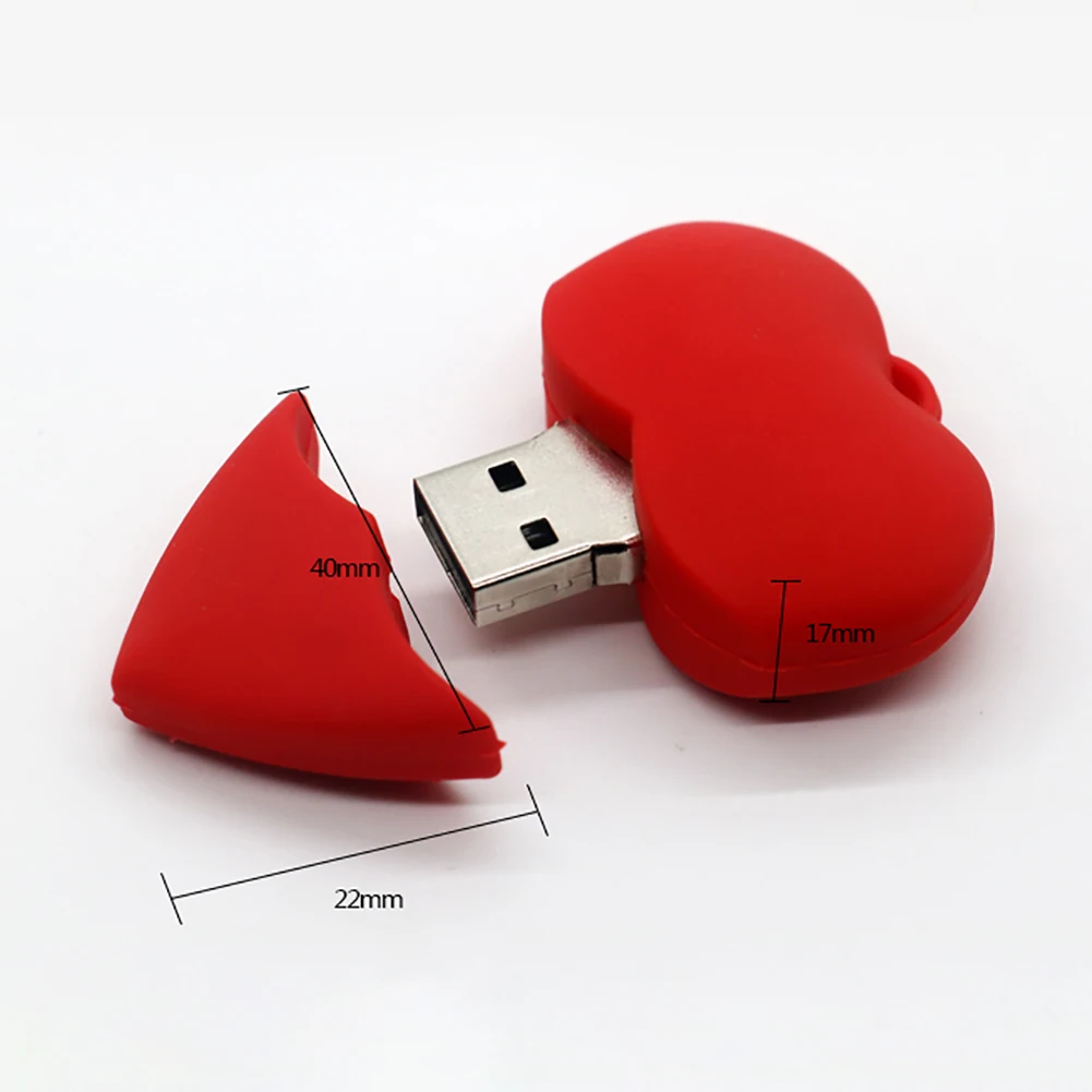 Флеш накопитель U Disk с рисунком красного сердца лучший подарок 4 ГБ 8 16 32 64 флеш USB|USB