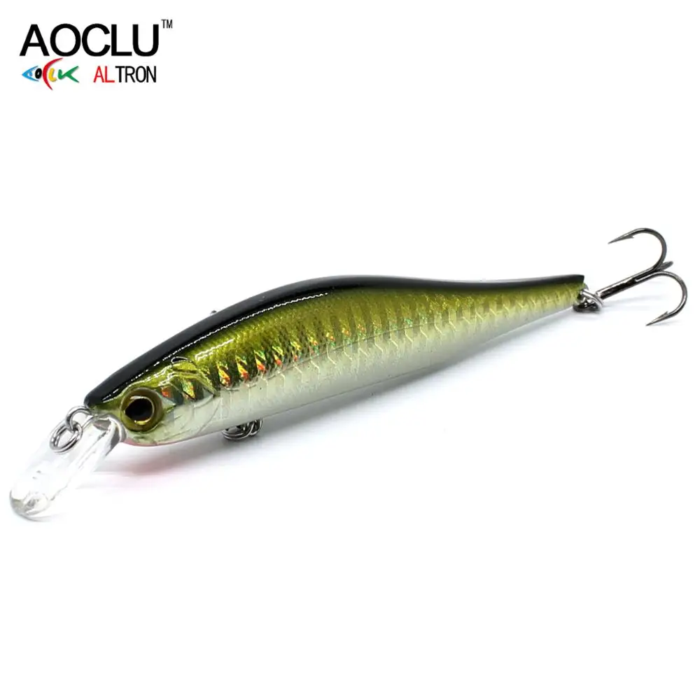 AOCLU новые воблеры 95 мм 13 г Тонущая жесткая приманка гольян глубина 1 2 м для рыбной