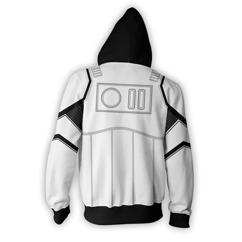 Императорский Штурмовик толстовки кофты Косплей Звездные войны костюм 3D свитшот