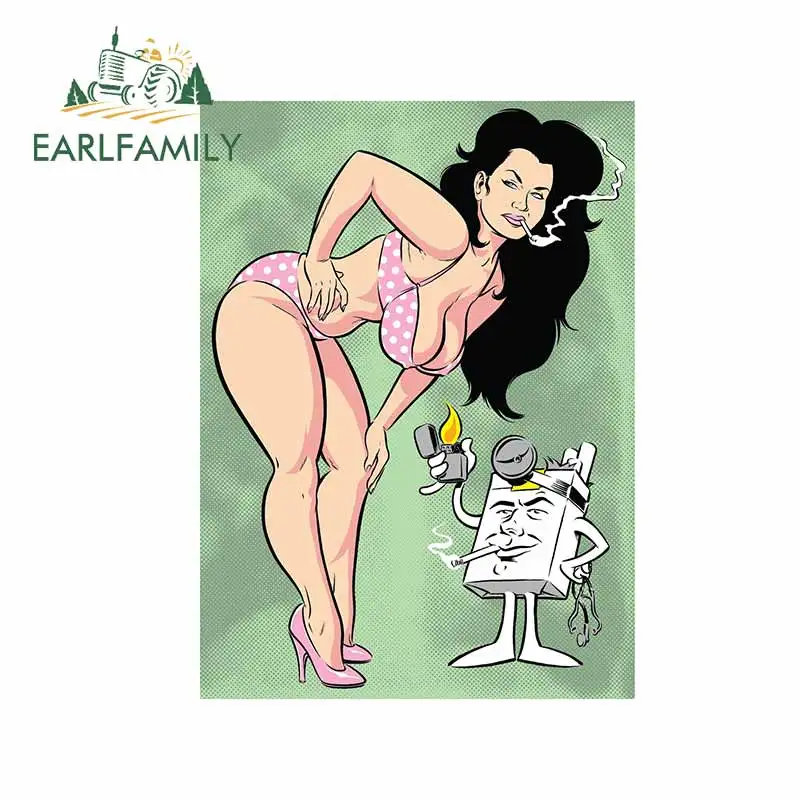 EARLFAMILY 13 см x 9 4 забавная Женская наклейка для стайлинга автомобиля сделай сам