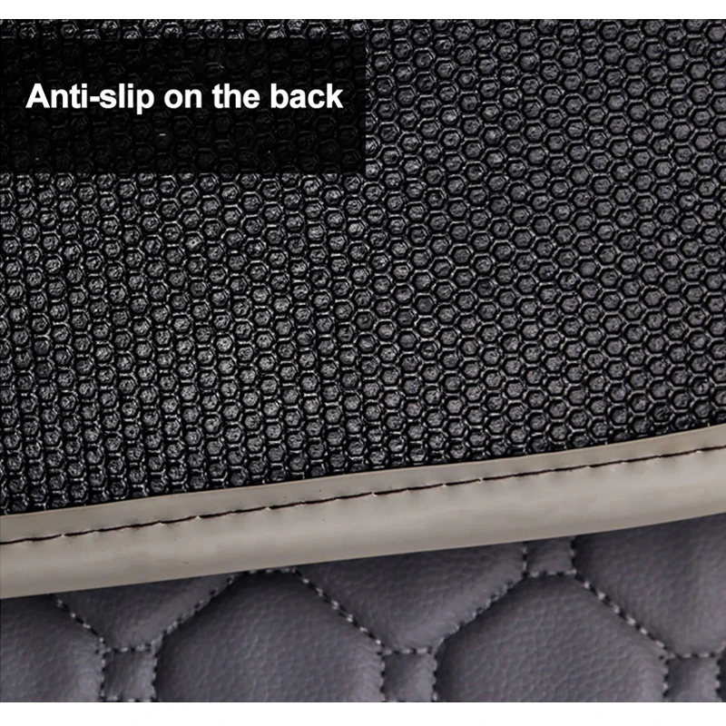 

FUZHKAQI leather car trunk mat for hyundai tucson 2006-2014 suv cargo liner accessories interior boot