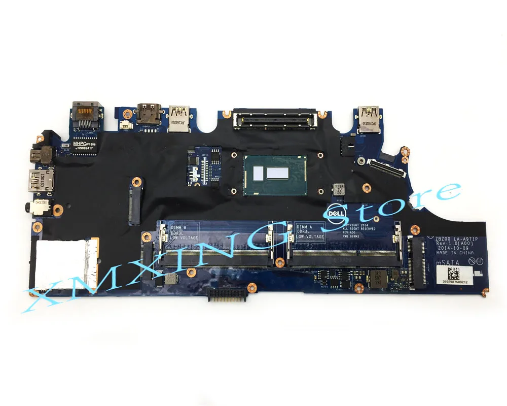 

FULCOL для DELL Latitude E7250 материнская плата для ноутбука I5-5300U CPU LA-A971P CN-0G9CNK 0G9CNK G9CNK протестированная 100% работа