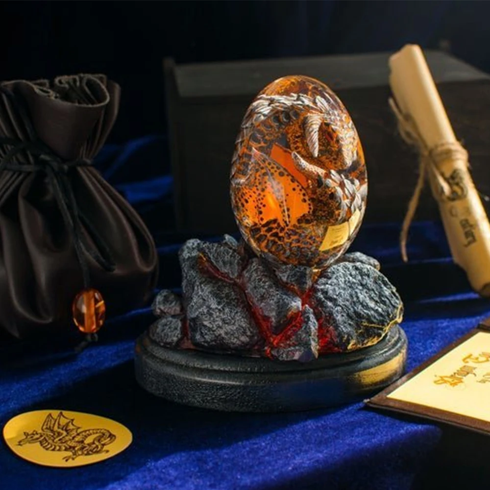 Прозрачный Дракон яйцо Лава Динозавр декоративный коллекционный сувенир