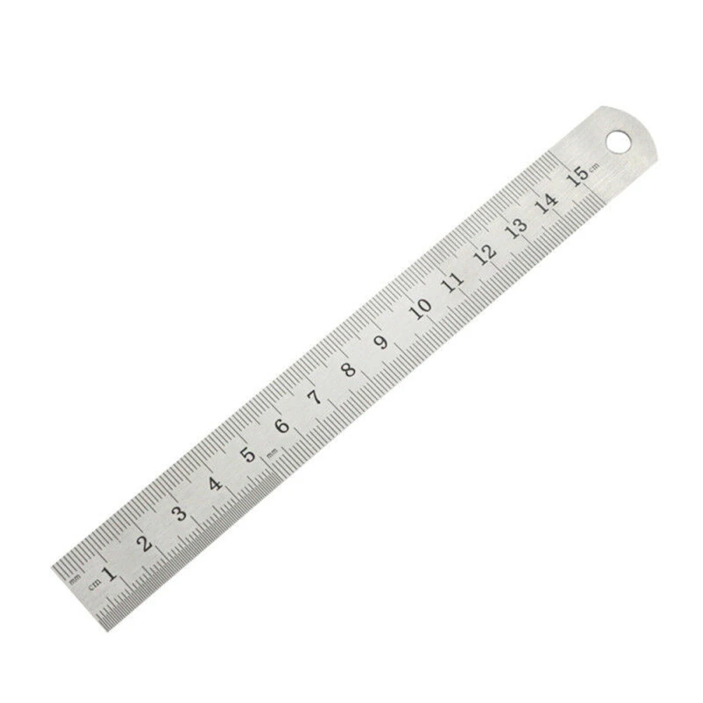 Sewing Foot 15-30cm Stainless Steel Metal Straight Ruler Tool Precision Double Sided Measuring | Инструменты