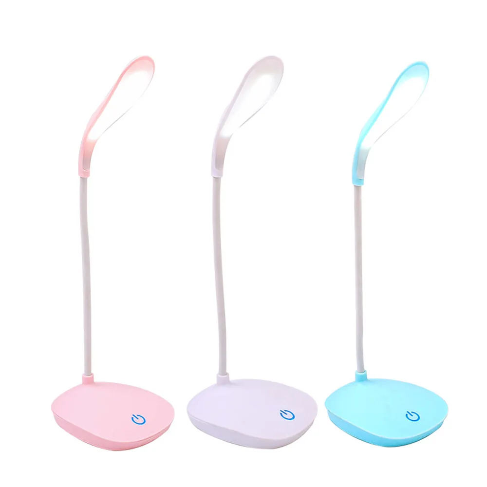 LED Touch On/off Switch 3 Modes Desk Lamp 6800K Eye Protection Light Dimmer USB Charging Table Clip Pen Holder | Лампы и освещение