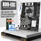 Комплект материнской платы JINGSHA X99 E8I LGA 2011 с E5 2660V3 и 2 шт. 8 Гб DDR4 2133 МГц ECC REG ОЗУ с поддержкой Turbo Boost