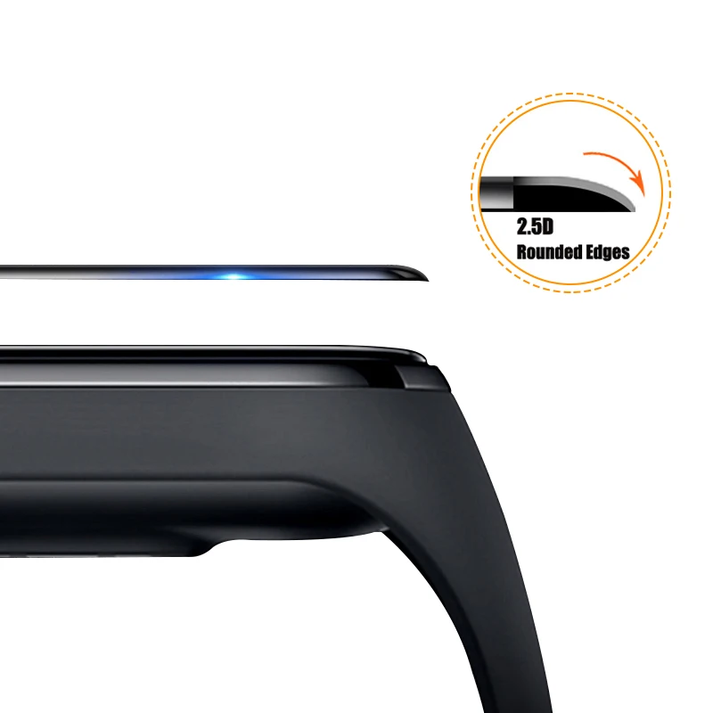 Защитная пленка для Xiaomi mi Band 4 Защитная мягкая пленка для mi Band 4 аксессуары для браслетов 2.5D полное покрытие