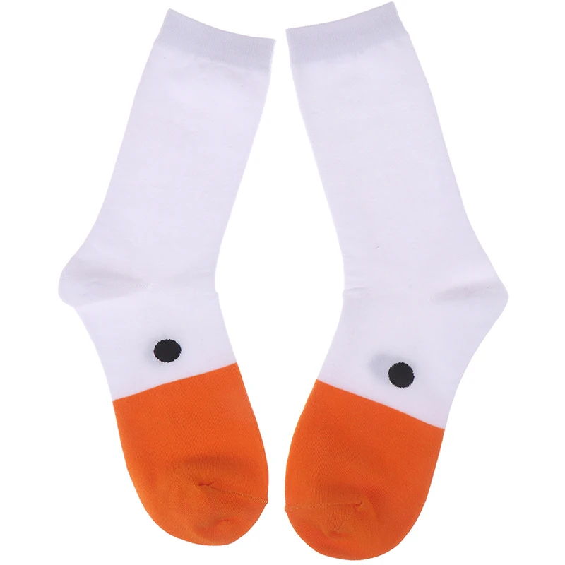 1 пара креативных носков с гусиной головой милые спортивные хлопковые носки