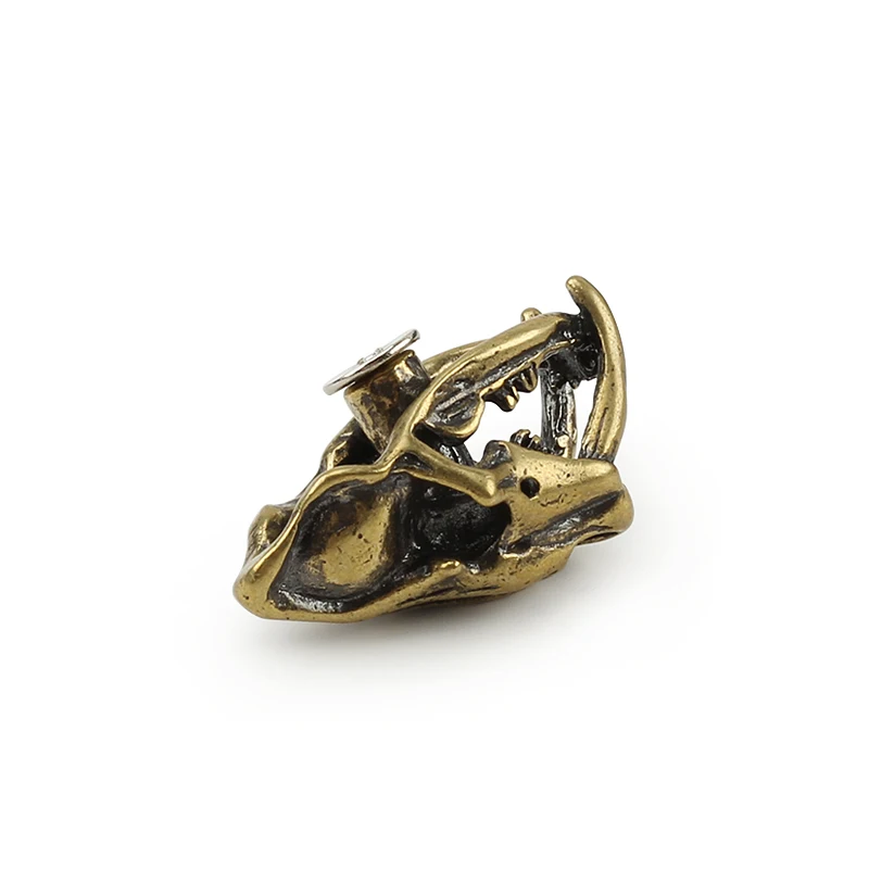 1 шт. медная Пряжка в виде головы динозавра из латуни тираннозавр рекс череп
