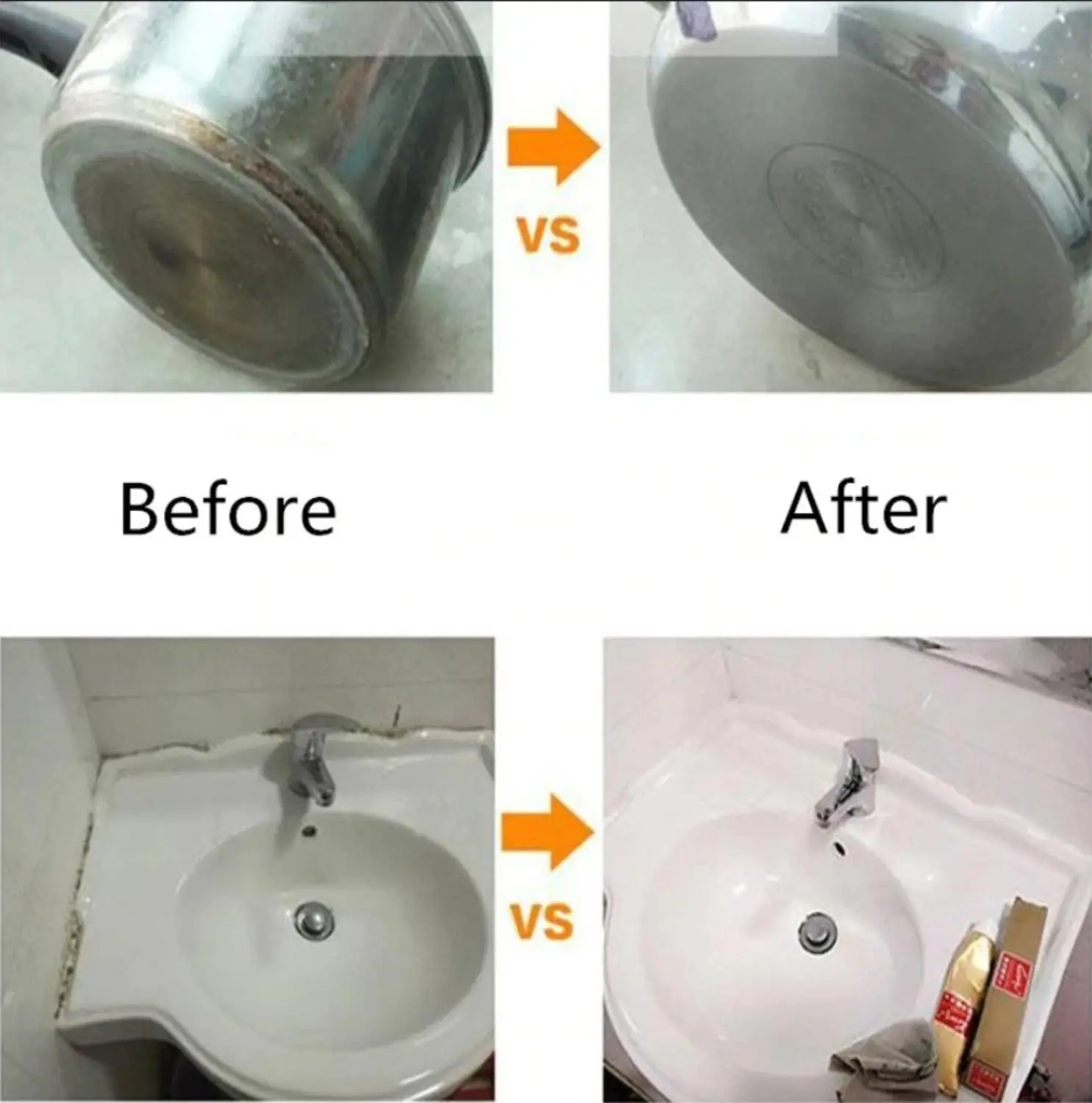 Конечной Металл Польский крем Нержавеющая сталь Керамика часы блеска