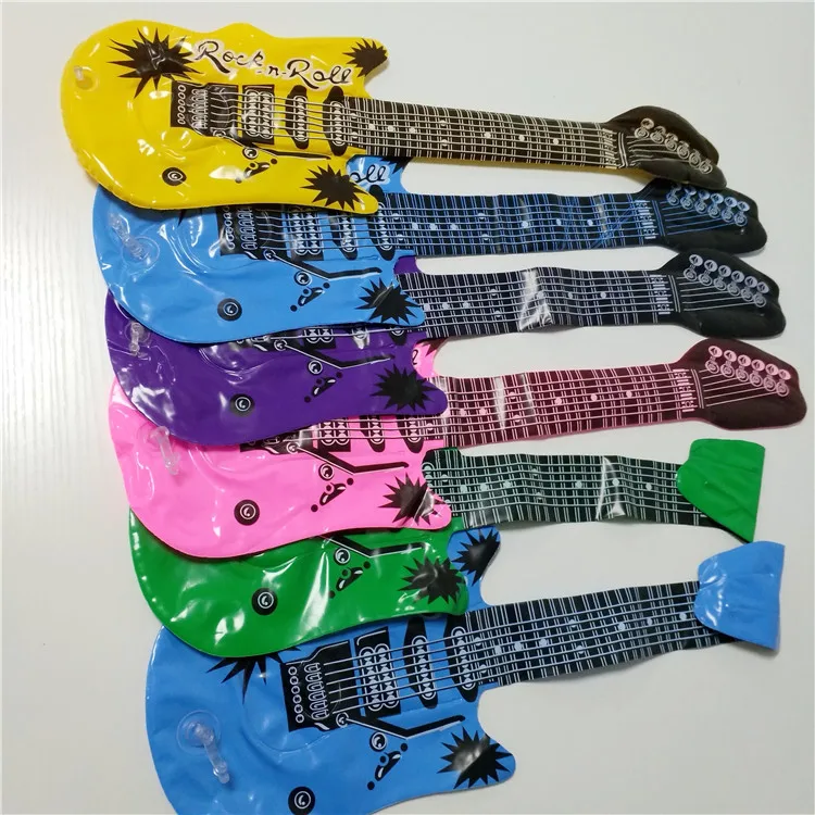 Надувные гитарные воздушные шары вечерние аксессуары 6 шт надувные игрушки