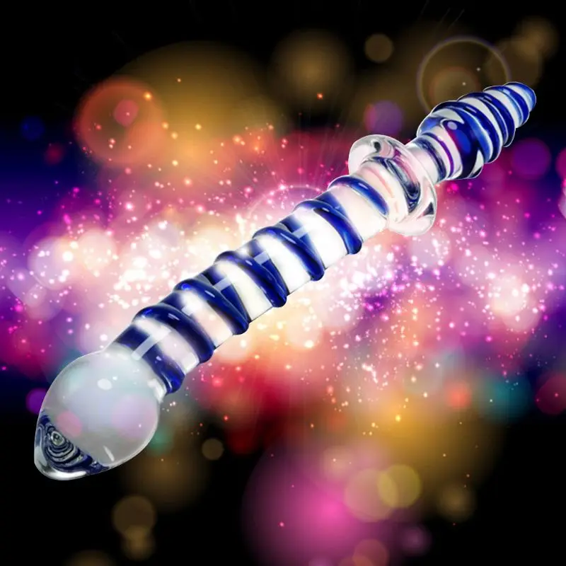 Стеклянная Анальная пробка термостойкий стеклянный фаллоимитатор мастурбатор