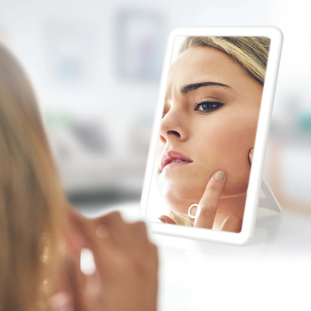 Зеркало для макияжа светодиодный светильник кой косметическое зеркало с