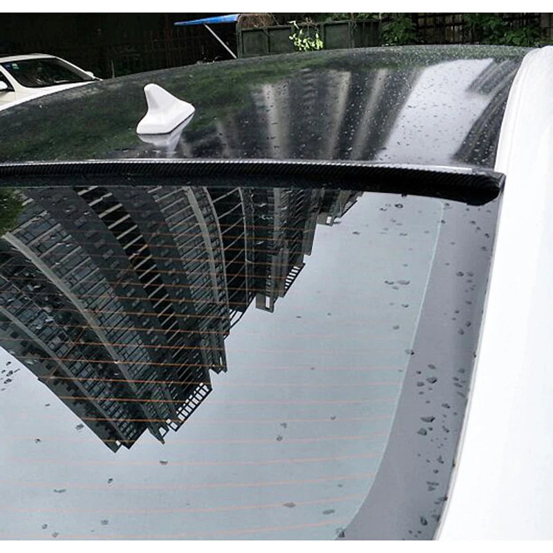 Наклейка на задний спойлер автомобиля 1 5 м углеродное волокно для Volkswagen POLO Tiguan