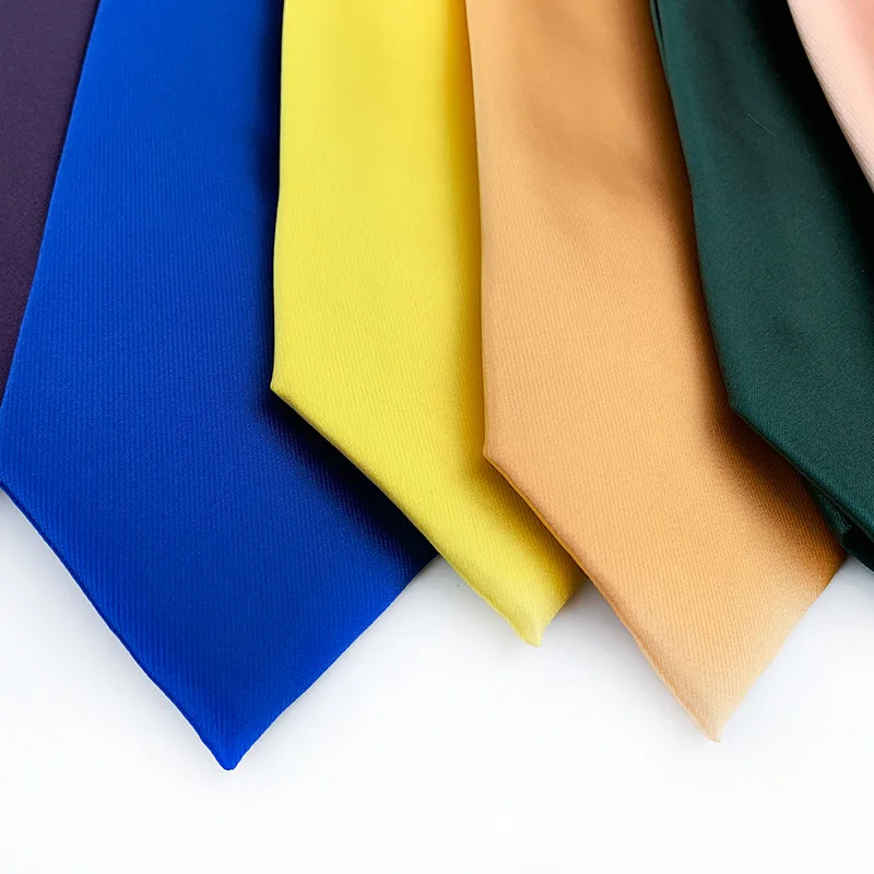 Linbaiway 8 см однотонные галстуки для мужчин из полиэстера тканый галстук Модный