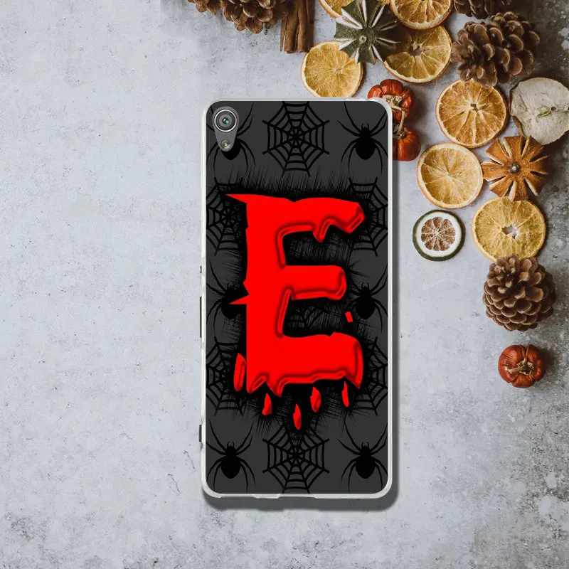 Spider Red Letter Slim Silicone Soft TPU Phone Case For Sony Xperia M5 E3 E5 M2 M4 T3 X XA XZ Premium Z Z1 Z2 Z3 Z4 Z5 Compact | Мобильные