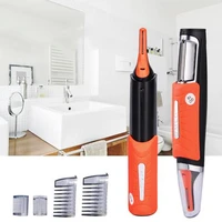 new multifunctional double headed shaver with led light mens nose hair trimmer eyebrow trimmer