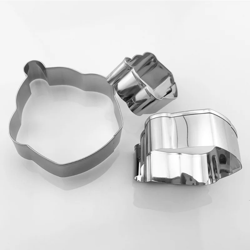 3 шт. формочки для выпечки из нержавеющей стали|Инструменты печенья| |