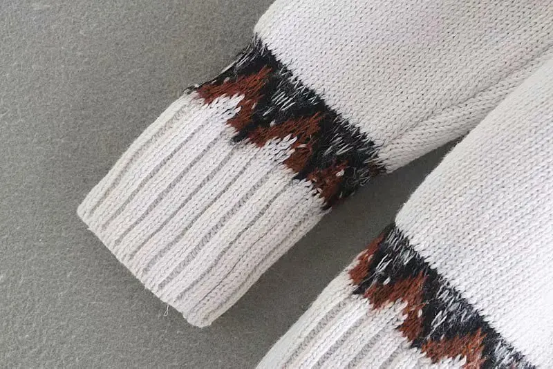 Everkaki вязаные свитера пуловеры женские Boho осень зима цыганские элегантные женские богемные пуловеры свитер женский