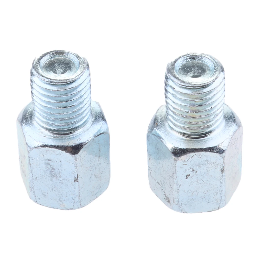 Винт для конверсии мотоцикла 2 шт. серебристая правая левая резьба зеркала