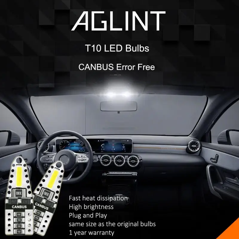 New T10 W5W LED Car Light Reading Dome Lamp Door License Plate Lights Indication For Bmw F30 E36 E60 Audi A4 B8 Golf 4 7 | Автомобили и