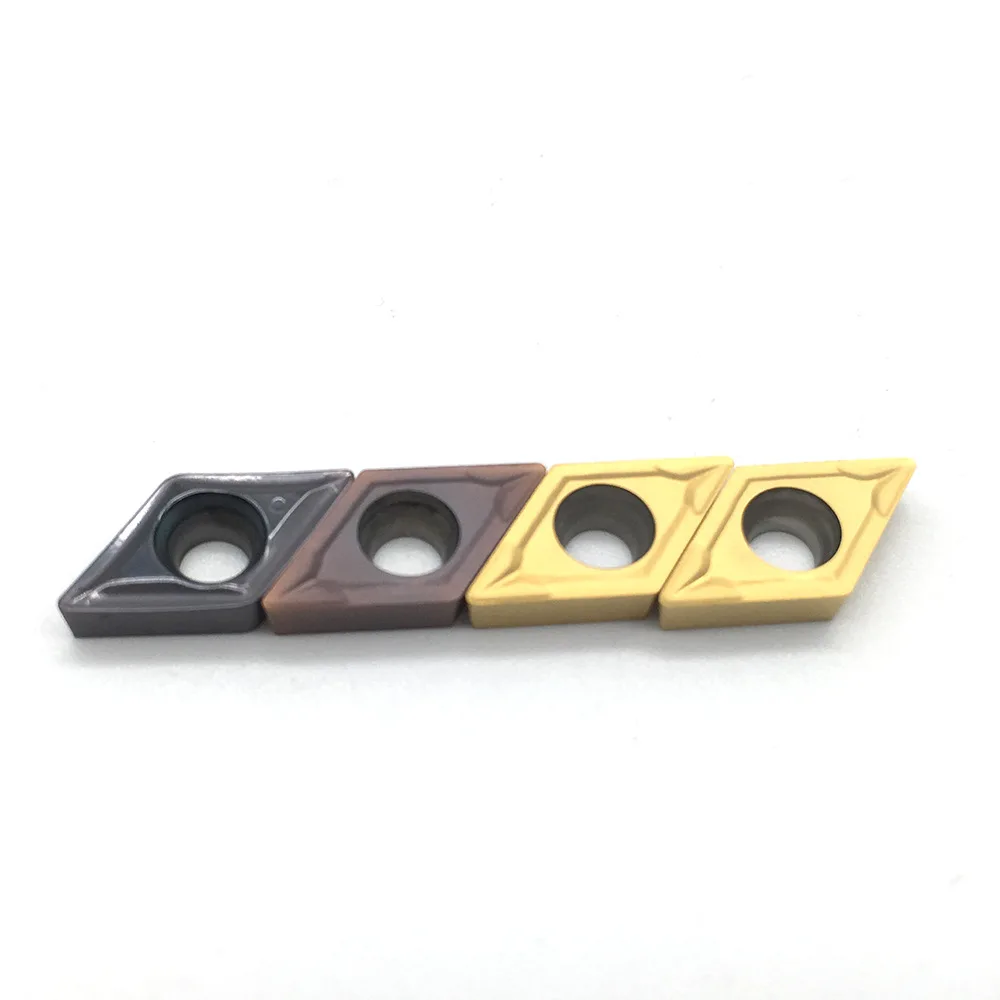 

10pcs/lot DCMT070204US735 DCMT070204UE602 DCMT070204 VP15TF Milling Cutter CNC External Turning Tool Hard Alloy Lathe Cutter