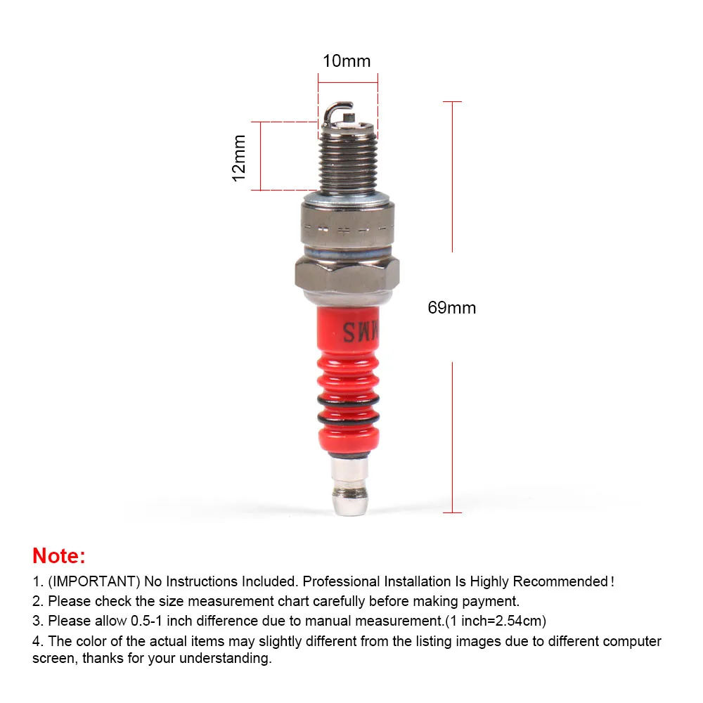 1 шт. гоночная Свеча зажигания A7TC для GY6 50cc 70cc 150cc мопед квадроцикл Байк