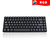 RGB Mechanical Gaming Keyboard 60  Compact Keys Hot Swappable Bluetooth 5 0 2 4GHz Wireless For Mac Tablet Blue Black