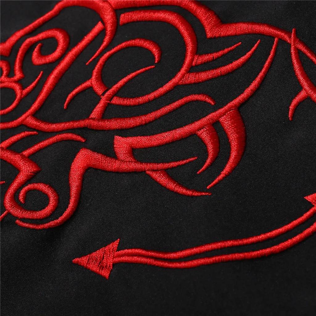 SAGACE Мужская рубашка с вышивкой и длинным рукавом Повседневные Рубашки Топы