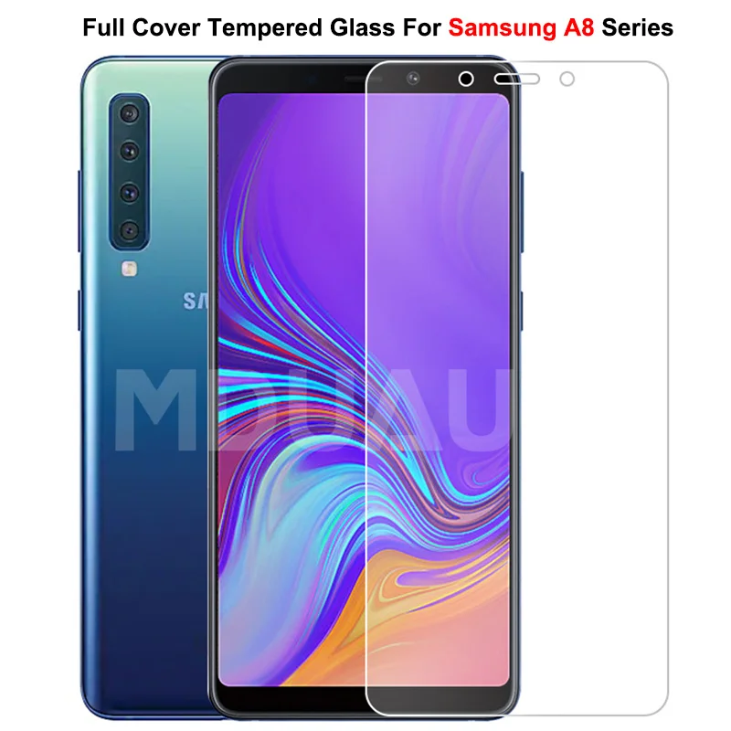 9D полное Защитное стекло для Samsung Galaxy J2 J3 J7 J8 J4 J6 Plus 2018 Защитная пленка экрана A6 A8 A5