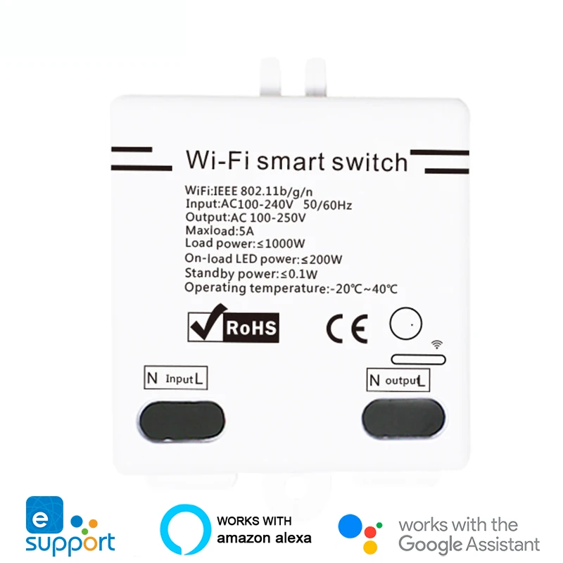 Умный переключатель Wi Fi DIY реле 5A модули для автоматизации умного дома