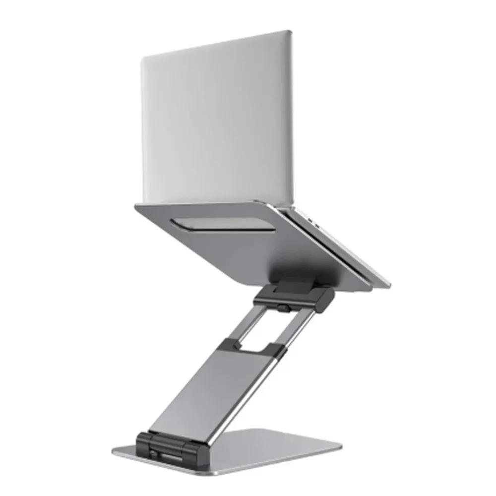 

Height Adjsutable Laptop Stand Aluminum Stretchable Heighten Design Notebook Standing Holder for MacBook Air Pro 11-17 inch