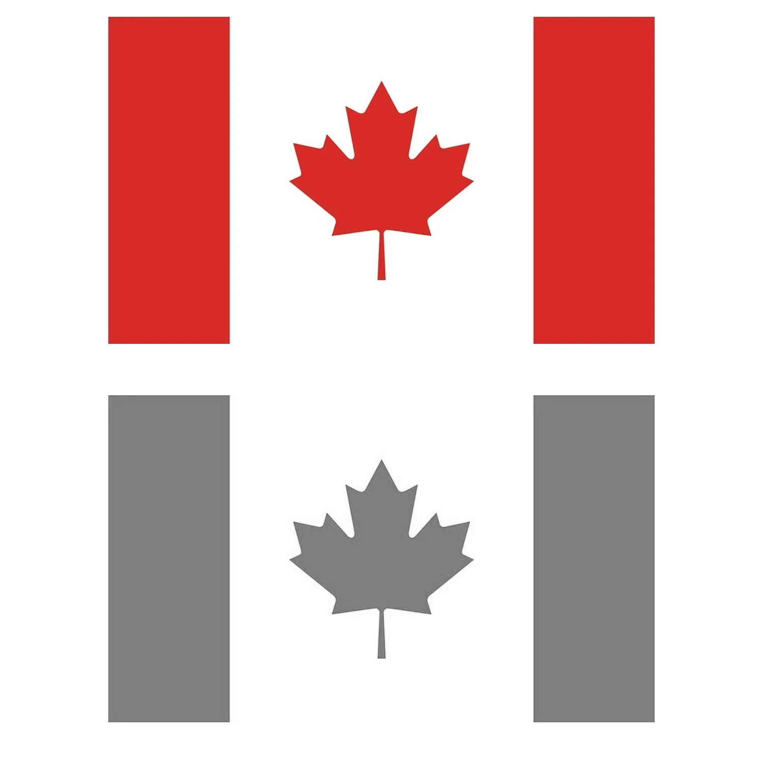 

Canada Flag Stickers Suitable for Car Motos doors and windows Computer Sticker Trolley Case Wall Bumper Waterproof