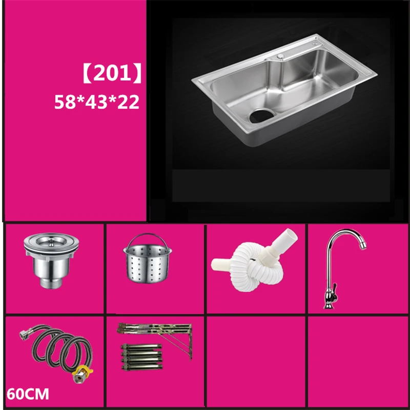 Cucina Inox Portatil Cocina Acero inoxiable Evier Cuisine Banheiro De Kitchen Cuba Lavabo Pia Cozinha Fregadero раковина для мытья