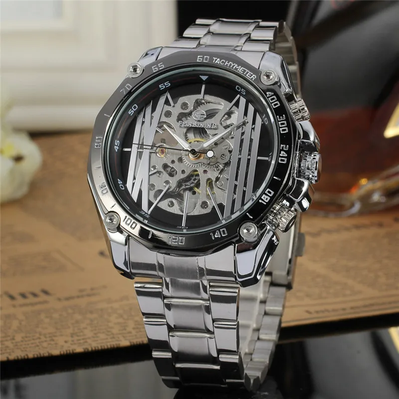 Часы наручные FORSINING Мужские механические автоматические спортивные брендовые